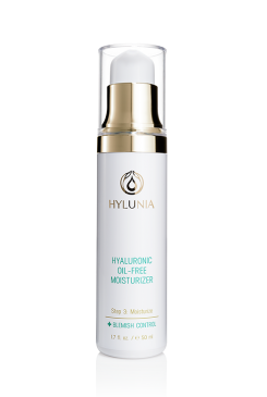 Hylunia oil free moisturizer for acne prone and sensitive skin