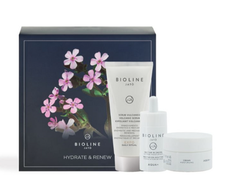 Bioline Gift  Aqua Scrub and Moisturizing Cream and Serum